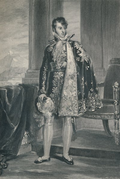 Prinz Camillo Borghese - Zweiter Ehemann von Pauline Bonaparte, um 1810, 1896 von T. Johnson