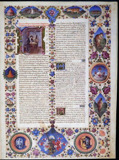 Prolog, aus dem ersten Band der Bibel von Borso d