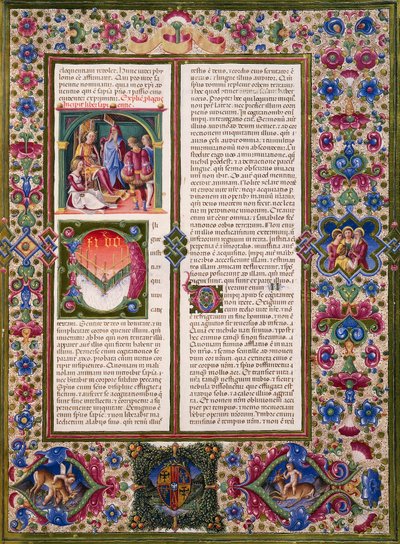 Das Buch der Weisheit, aus Band I der Bibel von Borso d