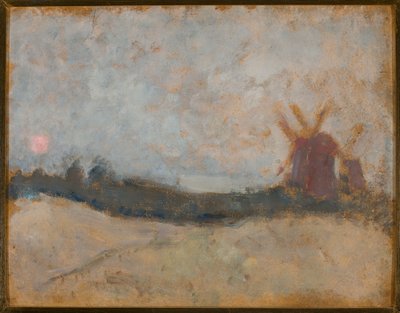 Landschaft mit Windmühlen von Tadeusz Makowski
