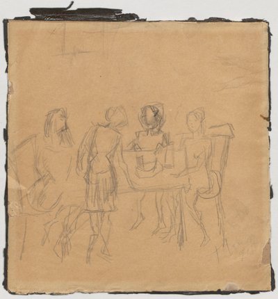 Am Tisch von Tadeusz Makowski