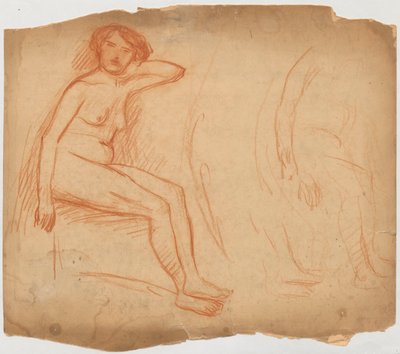 Studie einer sitzenden Frau von Tadeusz Makowski