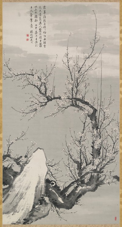 Tintenpflaume im Stil von Wang Mian von Takaku Aigai