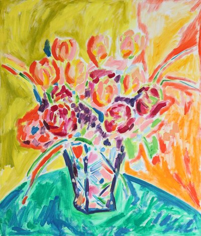 Lebendiges florales Stillleben von Tamara Jare