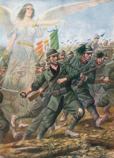 Schlacht am Piave, 1918 von Tancredi Scarpelli