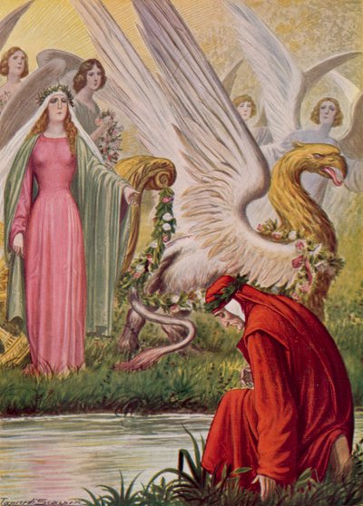 Illustration für Dantes Göttliche Komödie von Tancredi Scarpelli