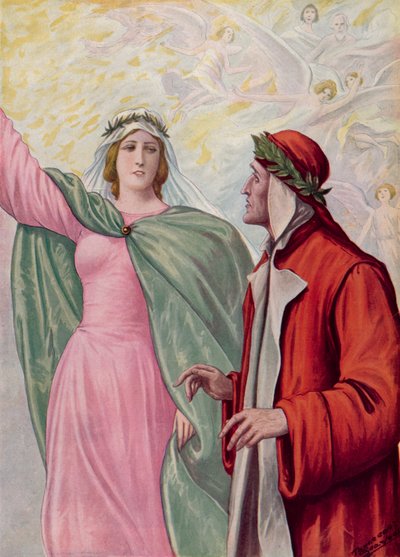 Illustration für Dantes Göttliche Komödie von Tancredi Scarpelli