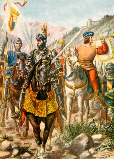 Lombardische Soldaten des 14. und 15. Jahrhunderts von Tancredi Scarpelli