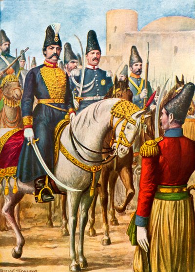 Nasradin-Schah, König von Persien von Tancredi Scarpelli