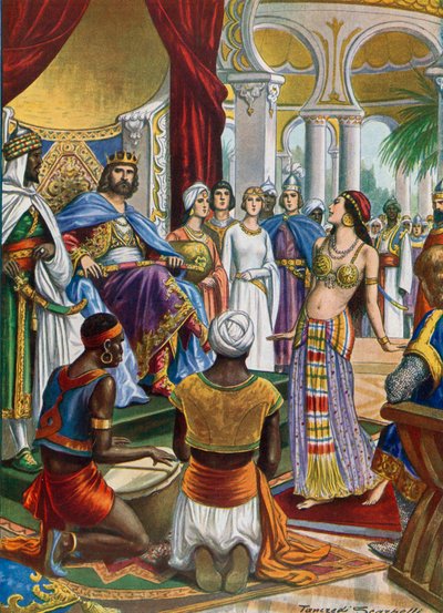 Roger II. von Sizilien, der sich mit orientalischem Prunk umgab von Tancredi Scarpelli