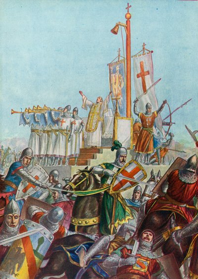 Kriegsaltar, verwendet 1037-38 zur Verteidigung von Mailand gegen Konrad II. von Tancredi Scarpelli
