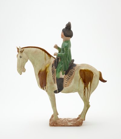 Mann zu Pferd, Tang-Dynastie, ca. 700-750 von Tang Dynasty Chinese School