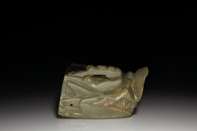 Der Junkunc Jade Drachenkopf von Tang Dynasty Chinese School
