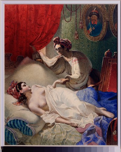 Illustration zum Gedicht "Poltawa" von Alexander Puschkin (1799-1837) von Taras Grigoryevich Shevchenko