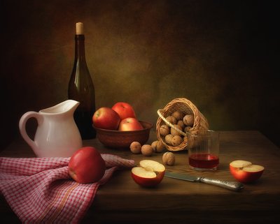Rustikales Herbst-Stillleben von Tatyana Skorokhod