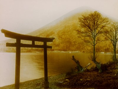 Chuzenji-See in Nikko um 1900 - 1915 von Teijiro Takagi