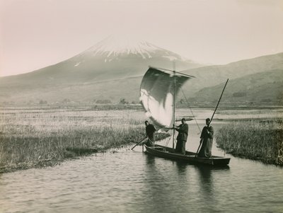 Blick auf den Berg Fuji von Tokaido, um 1900 - 1915 von Teijiro Takagi