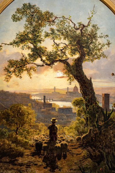 Landschaft von Florenz vom Hügel von St. Miniato von Telemaco Signorini