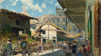 Alter Markt, ca. 1882-84 von Telemaco Signorini