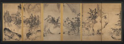Winter- und Frühlingslandschaft von Tenshō Shūbun