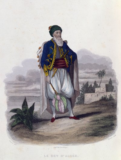 Hussein Pacha (1765-1838), der letzte Dey von Algier (1818-30), 1846 von Th. Guerin