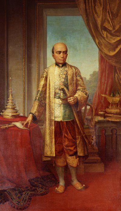 Porträt von König Phra Buddha Lertla Napalai von Thai School