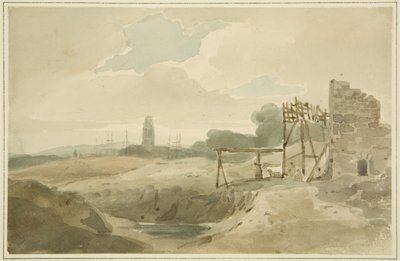 Alte Feuerwehr, verwendet beim Ausheben des New Cut (zwischen Ropewalk und Clift House) von The Rev. John Eagles
