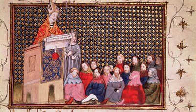Erzbischof Arundel predigt im Namen von Heinrich, aus 