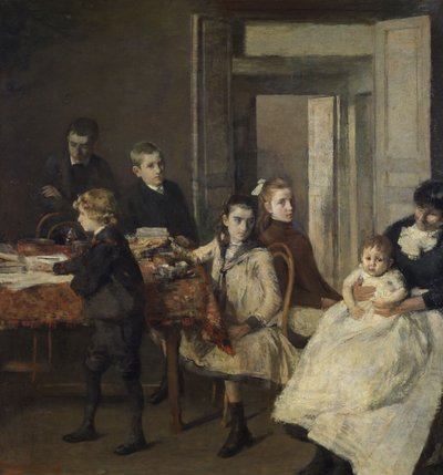 Die Kinder von François Van Rysselberghe von Théo van Rysselberghe