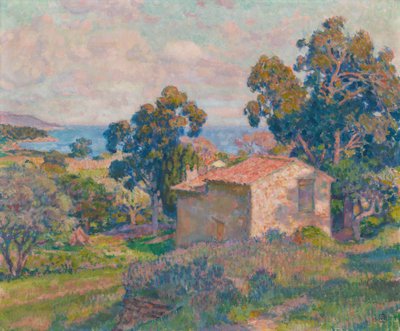 Landschaft aus der Provence von Théo van Rysselberghe