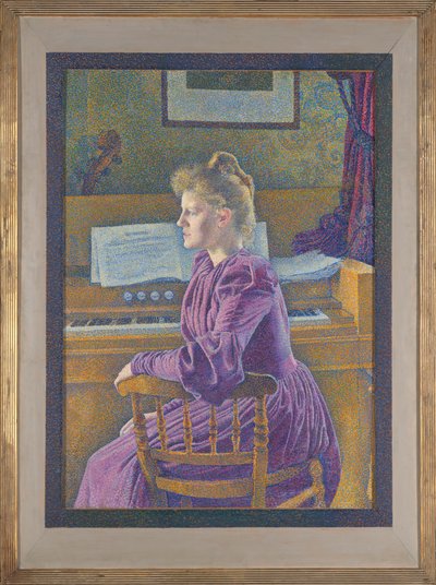 Maria Sèthe am Harmonium von Théo van Rysselberghe