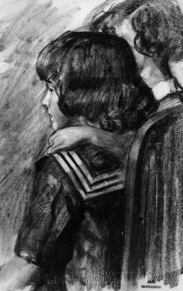 Porträt von Kindern, ca. 1897 von Théo van Rysselberghe