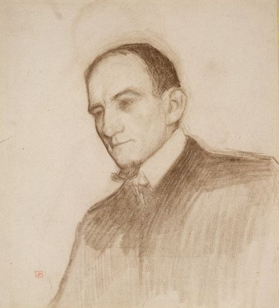 Porträt von Félix Fénéon von Théo van Rysselberghe