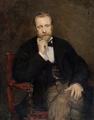 Porträt des Künstlers Jean Capeinick von Théo van Rysselberghe