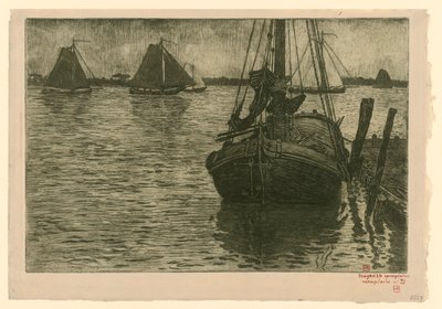 Rückkehr der Boote von Théo van Rysselberghe