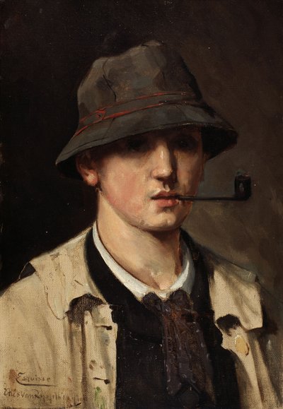 Studie für ein Selbstporträt von Théo van Rysselberghe