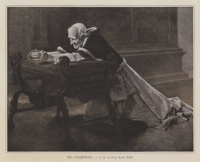 Papst Leo XIII (Litho) von Theobald (after) Chartran