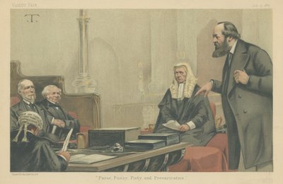 Lords Northbrook, Granville, Selbourne und Salisbury von Theobald Chartran