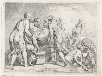 Faiaken bringen den schlafenden Odysseus nach Ithaka von Theodoor van Thulden