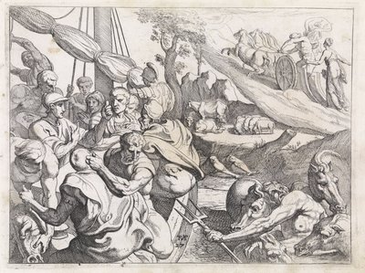 Rinder des Helios (Serie: Die Werke des Odysseus) von Theodoor van Thulden