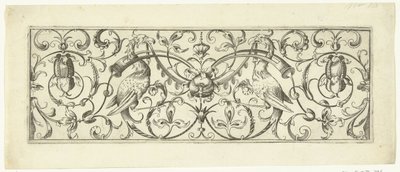 Reiher mit Girlande von Theodor Bang