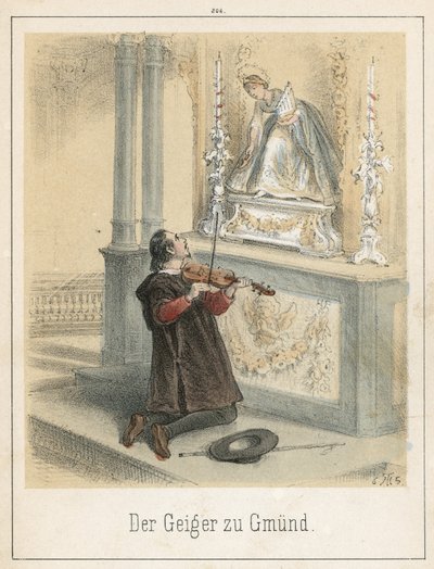 Der Geiger von Gmund von Theodor Hosemann