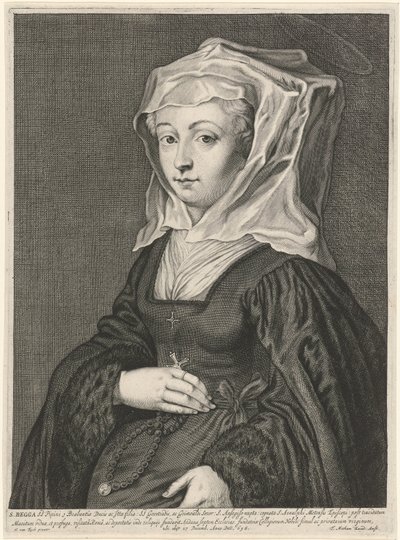 H. Begga von Andenne von Theodor Matham