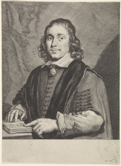 Porträt von Johannes Leusden von Theodor Matham
