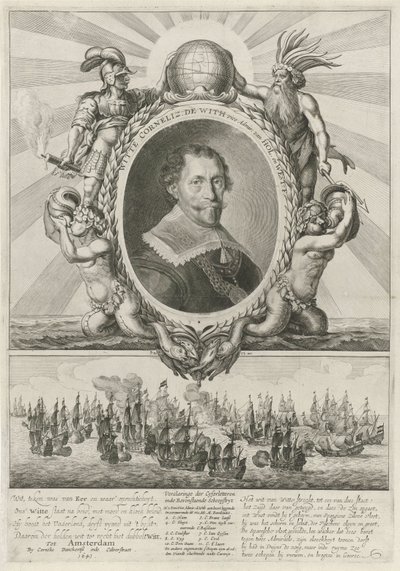 Porträt von Witte Cornelisz. de With von Theodor Matham