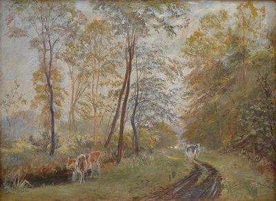 Der Fluss Sorteaa nahe Mejlgaard Manor, Jütland von Theodor Philipsen