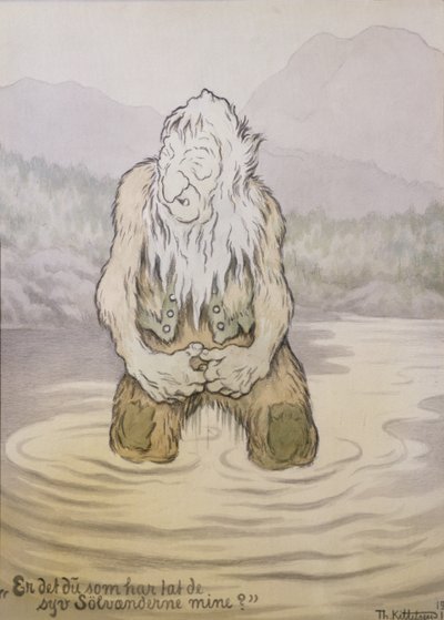 Wer hat meine sieben Silberenten genommen? von Theodor Kittelsen