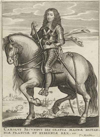 Porträt von Karl II., König von England von Theodor van Merlen (II)