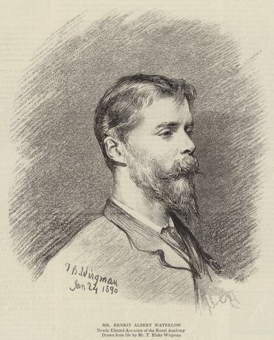 Herr Ernest Albert Waterlow von Theodore Blake (after) Wirgman