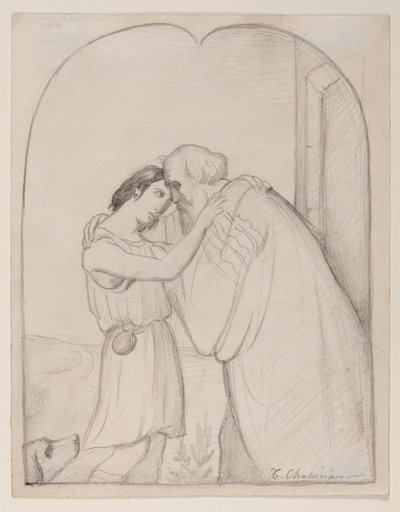 Die Rückkehr des verlorenen Sohnes von Théodore Chassériau